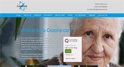 Desktop Screenshot of gozonecare.com